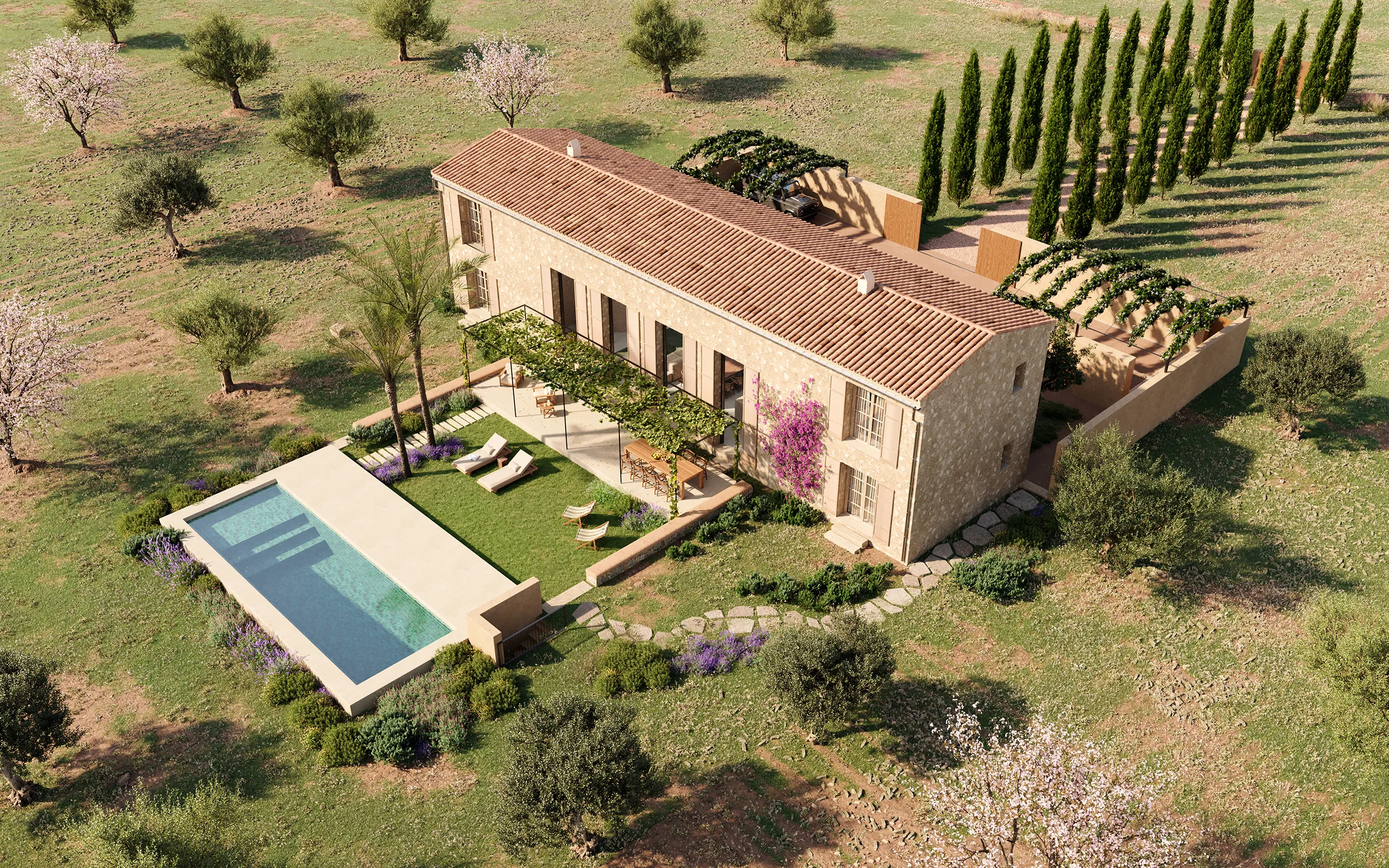 Plot with building license in Búger-2