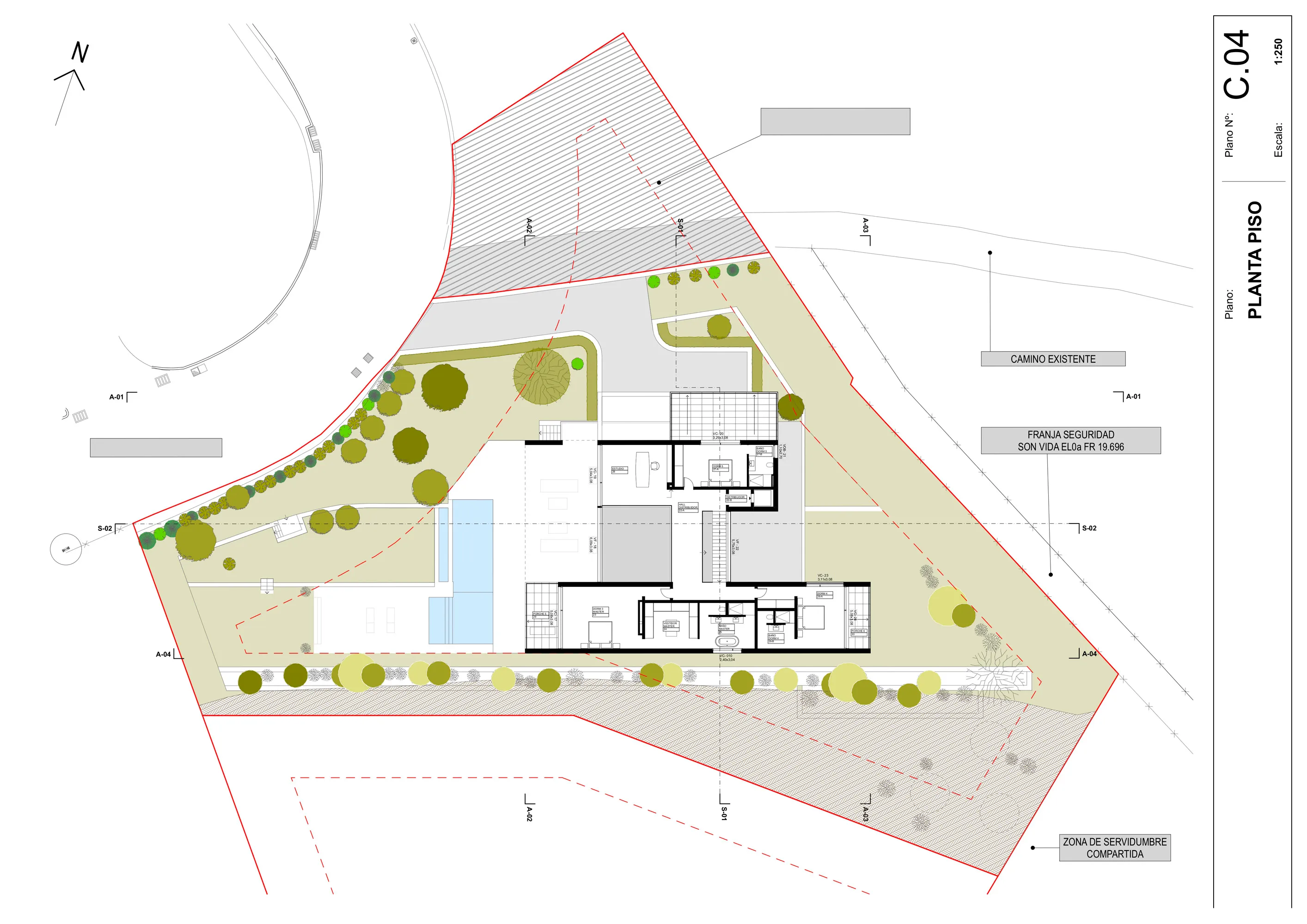 Amplia parcela edificable con proyecto en la parte baja de Son Vida-7