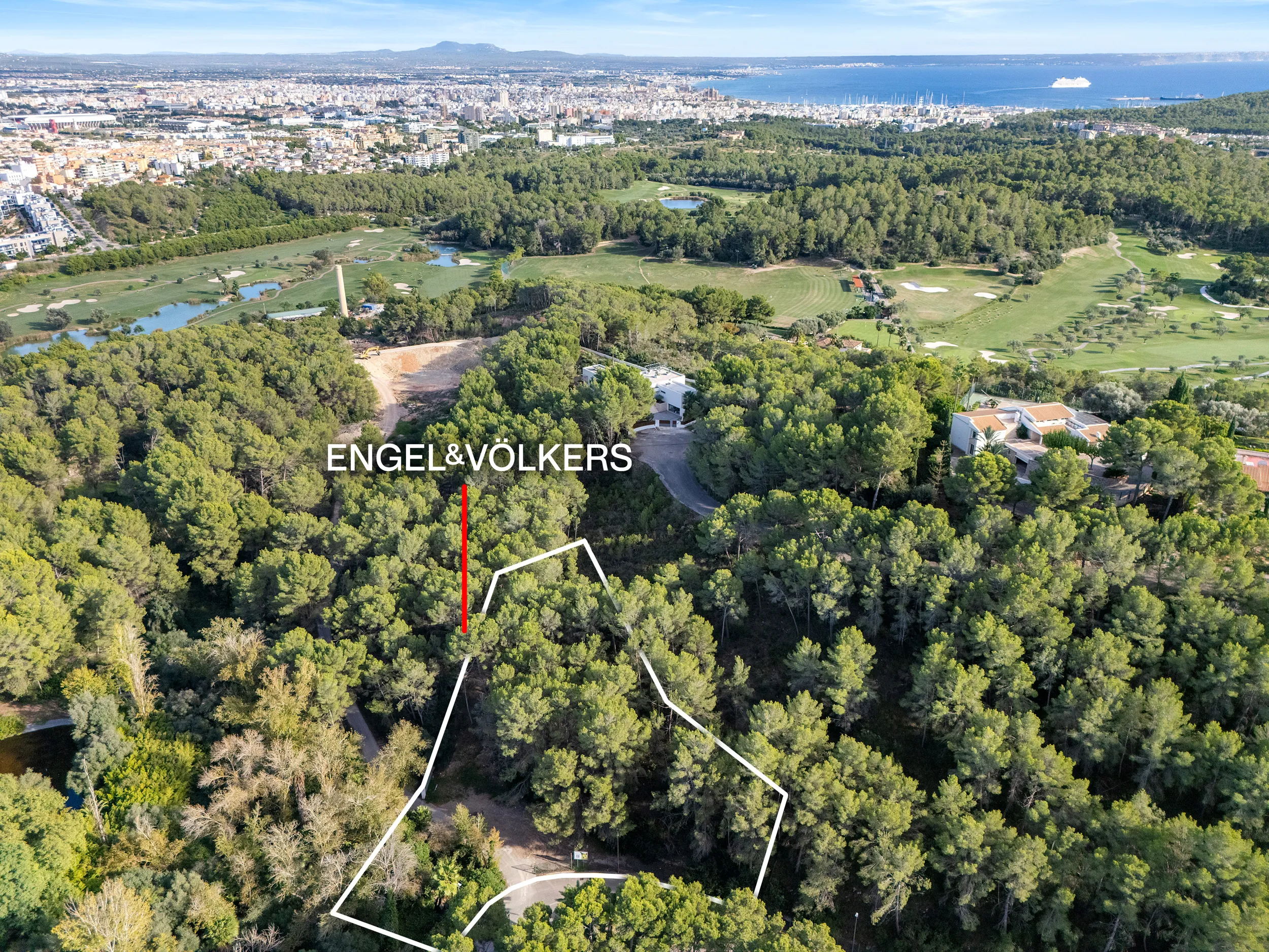 Amplia parcela edificable con proyecto en la parte baja de Son Vida-2