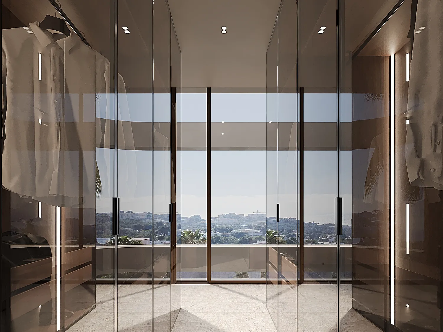 Ekskluzywny, nowo wybudowany penthouse z prywatnym tarasem na dachu i zapierającym dech w piersiach widokiem na morze-13