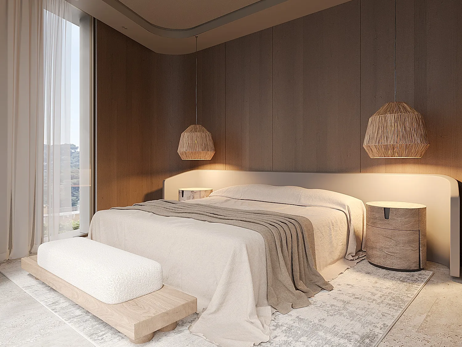 Ekskluzywny, nowo wybudowany penthouse z prywatnym tarasem na dachu i zapierającym dech w piersiach widokiem na morze-10