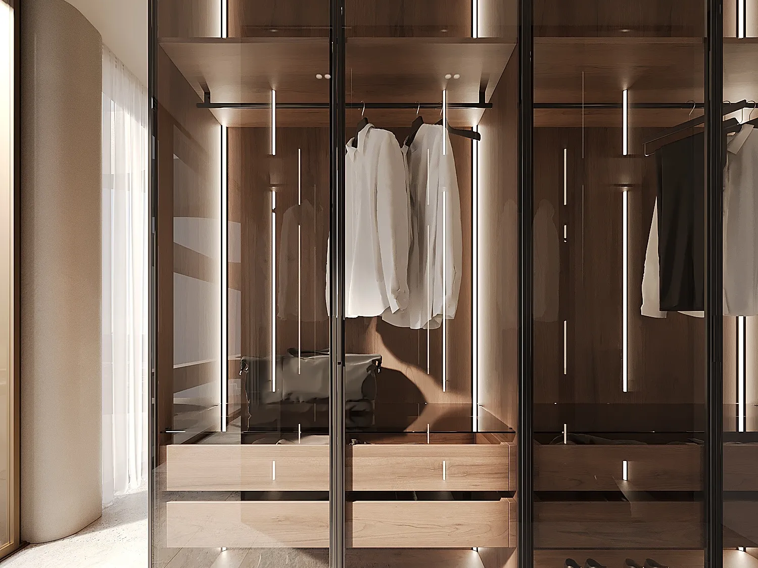 Ekskluzywny, nowo wybudowany penthouse z prywatnym tarasem na dachu i zapierającym dech w piersiach widokiem na morze-14