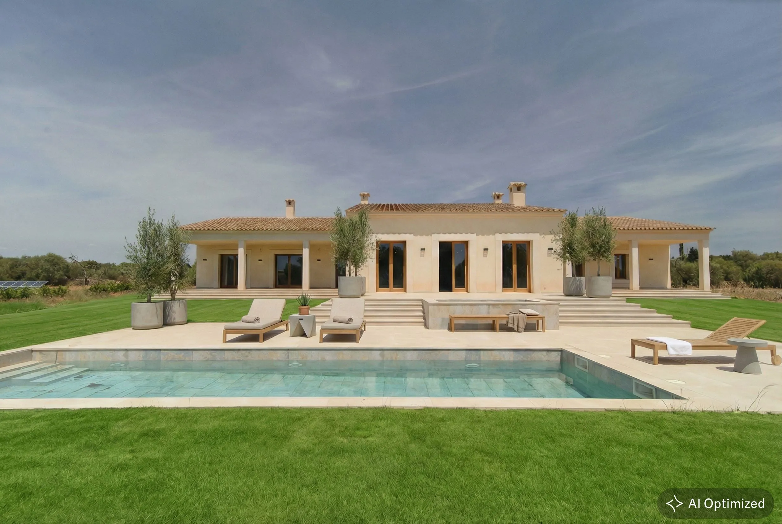 Nowoczesna nowo wybudowana finca z basenem w Llucmajor-1