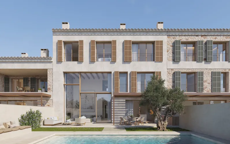 New build townhouse with lift in Santanyí