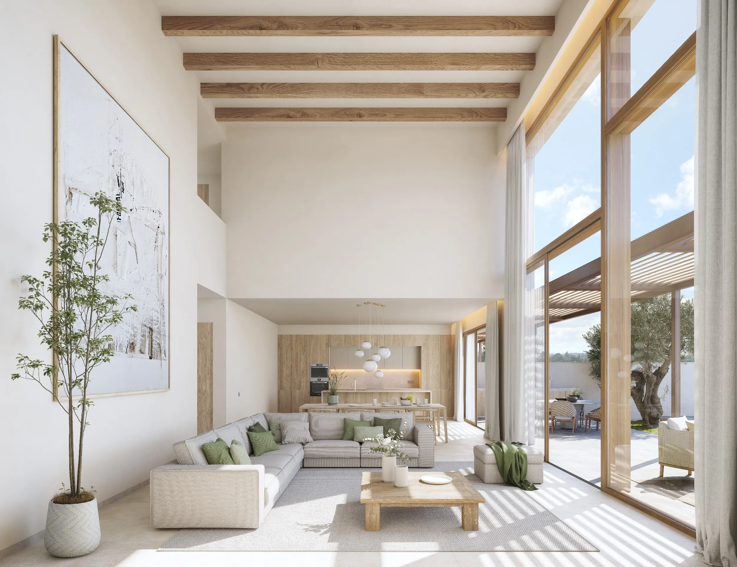 Nieuwbouw herenhuis met lift in Santanyí-2