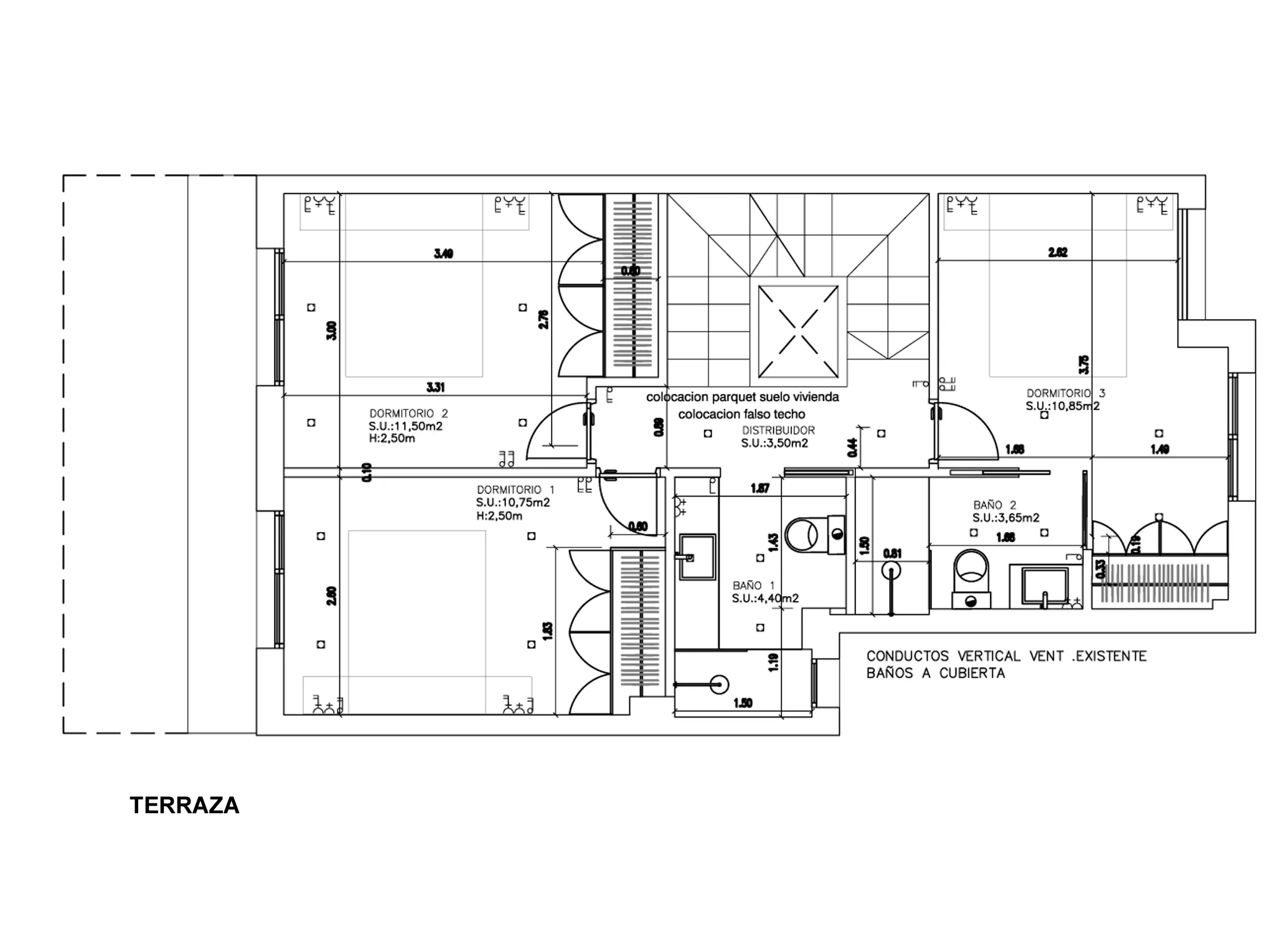 Splendido attico triplex con spettacolare vista sul mare-19