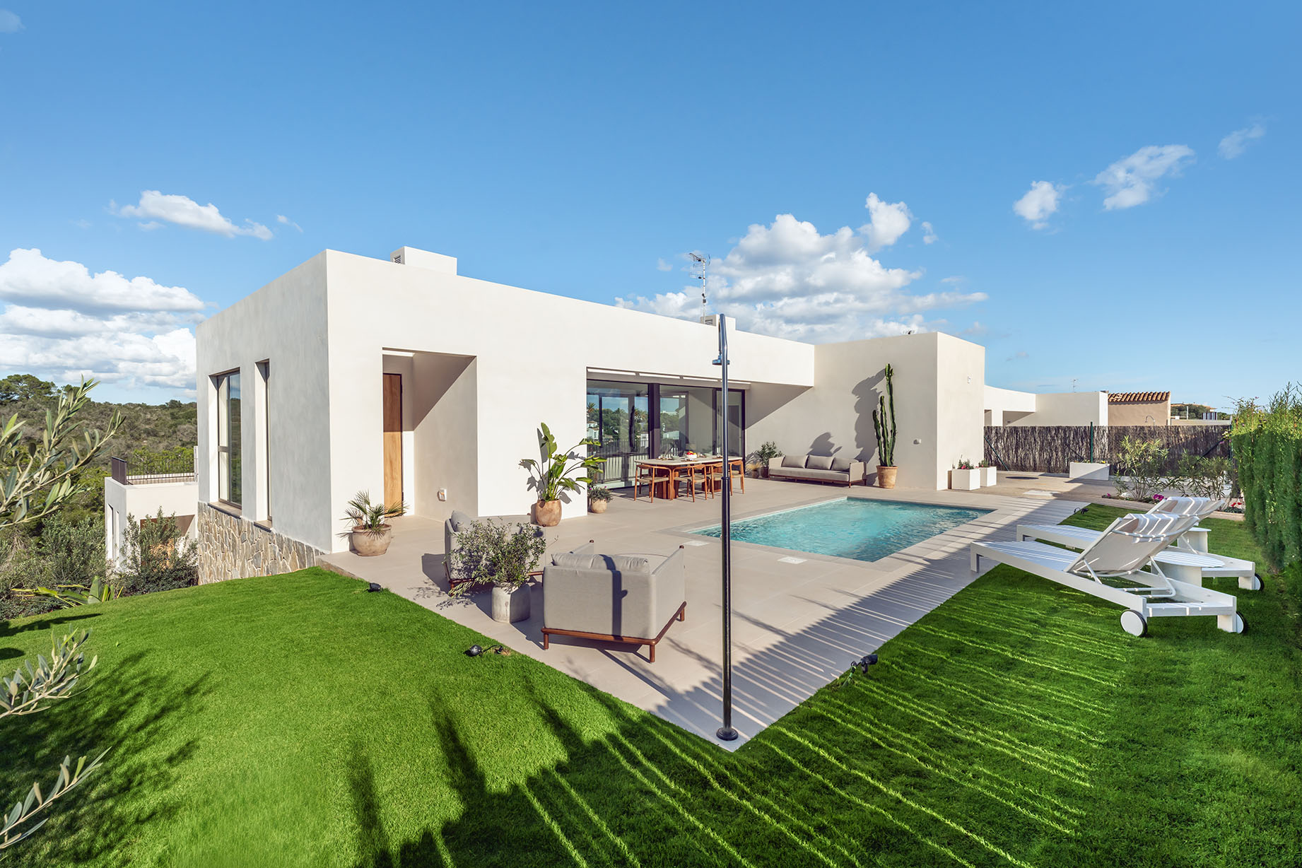 Ville contemporanee vicino alla spiaggia