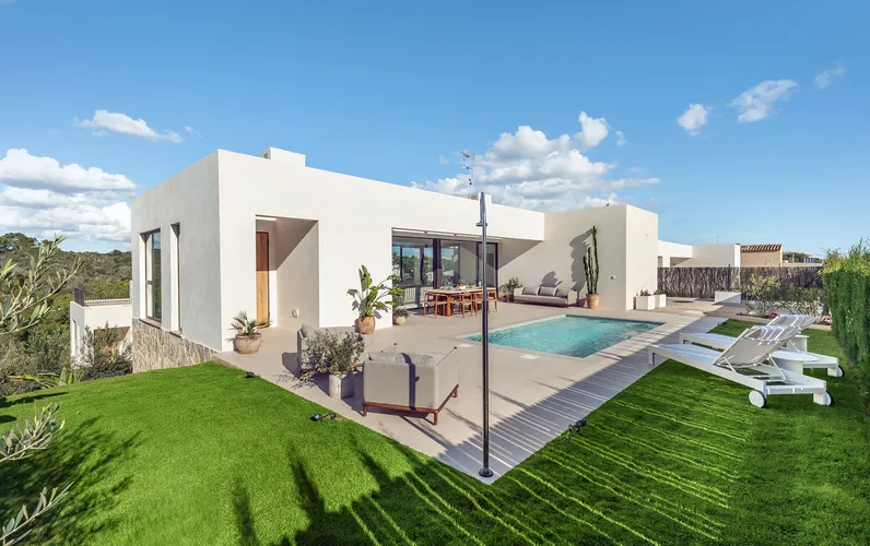 Eigentijdse villa's vlakbij het strand