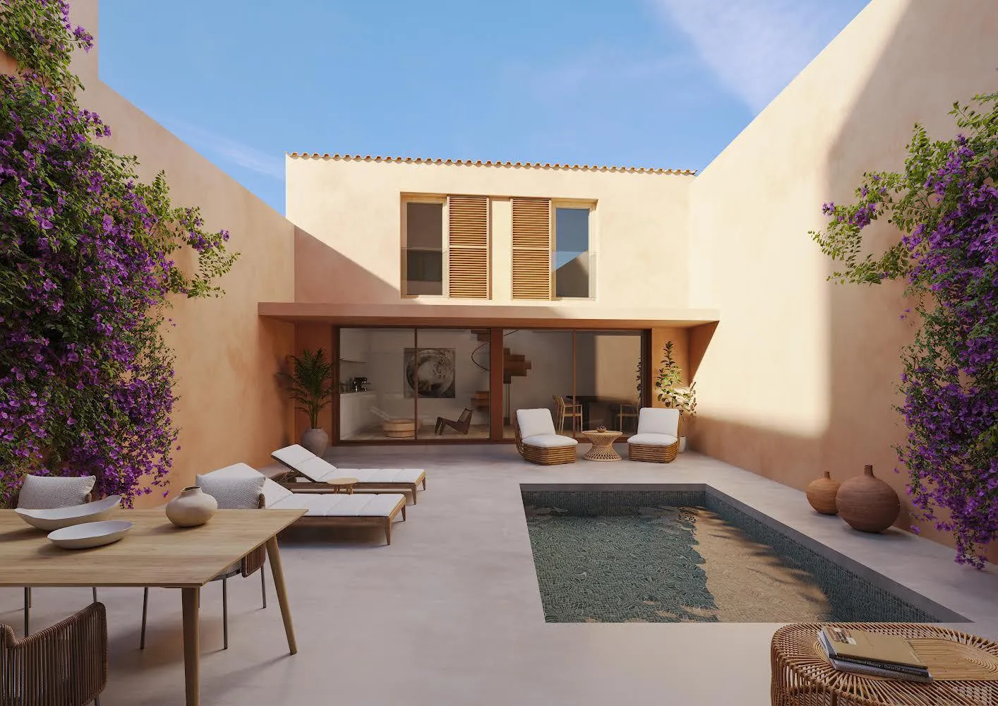 Townhouse currently under renovation with pool, garage, and guest house, Santa Margalida-10