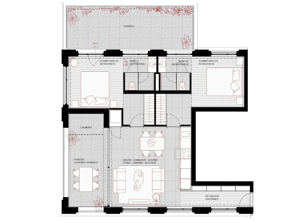 Ljus nybyggd lägenhet i bra läge-7