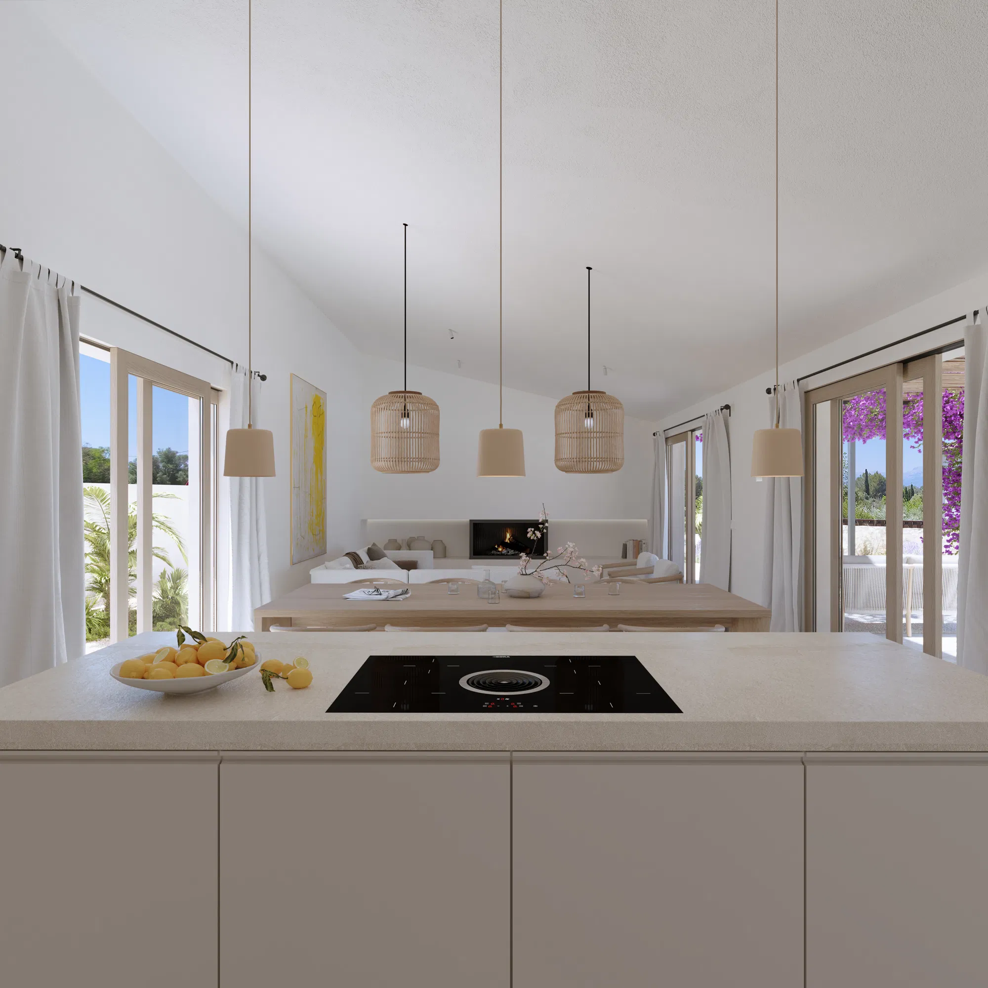 Villa in Sineu with pool and garage-6