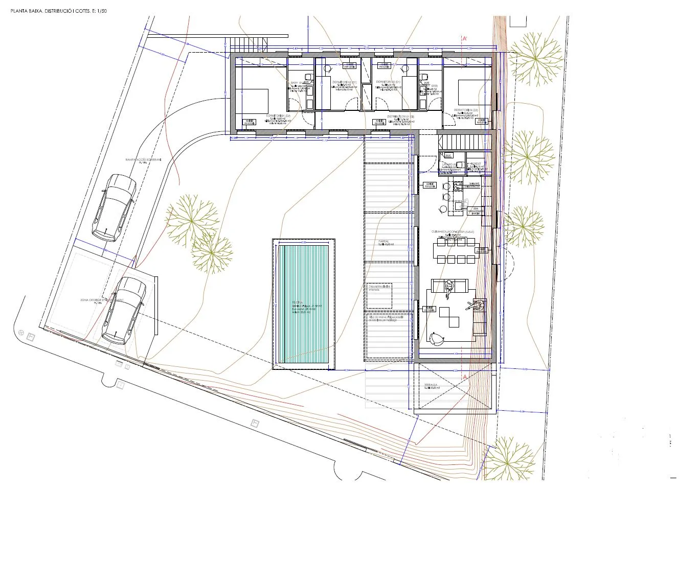 Villa i Sineu med pool och garage-17