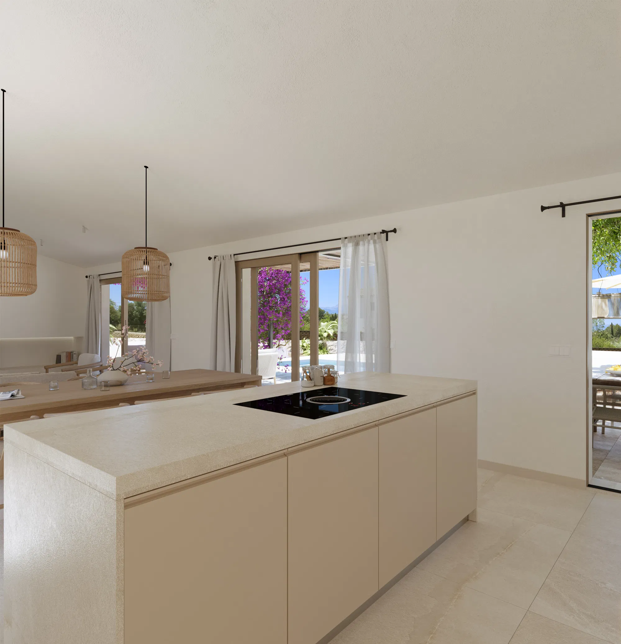 Villa in Sineu with pool and garage-7