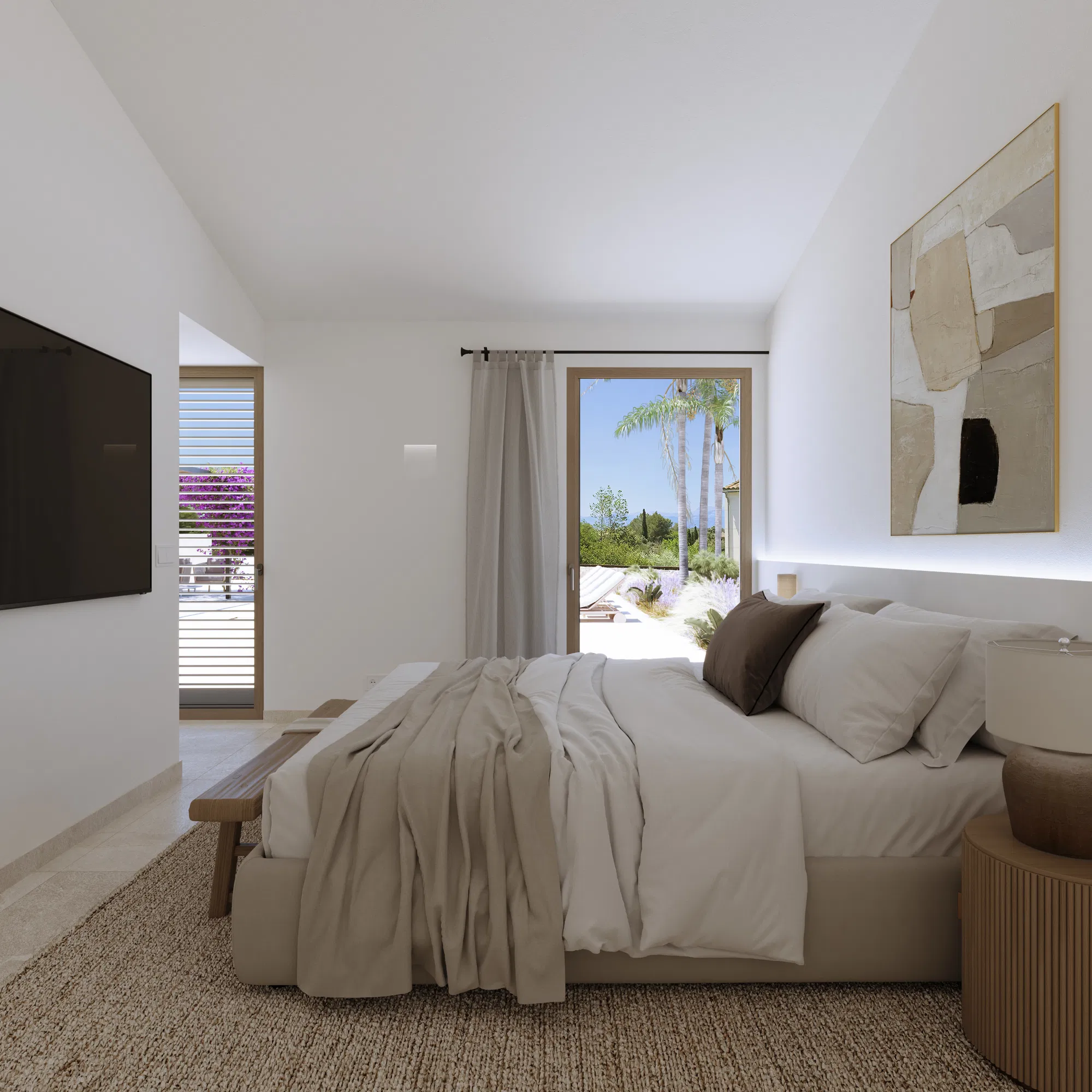 Villa in Sineu with pool and garage-8