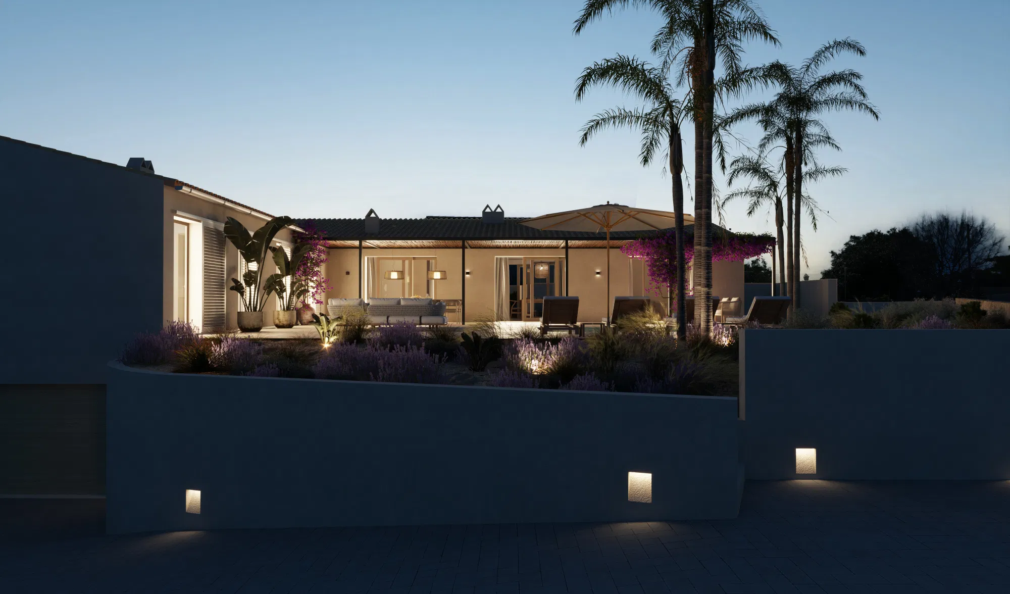 Villa in Sineu with pool and garage-11