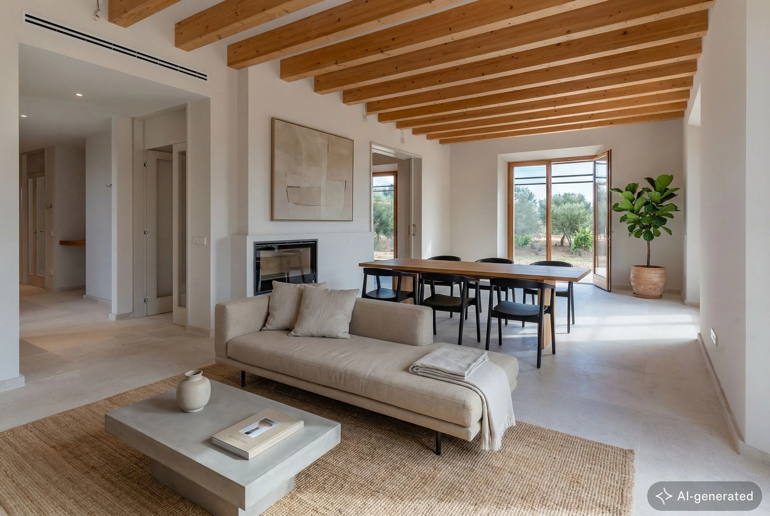 Spettacolare finca di nuova costruzione ad Alaró-5