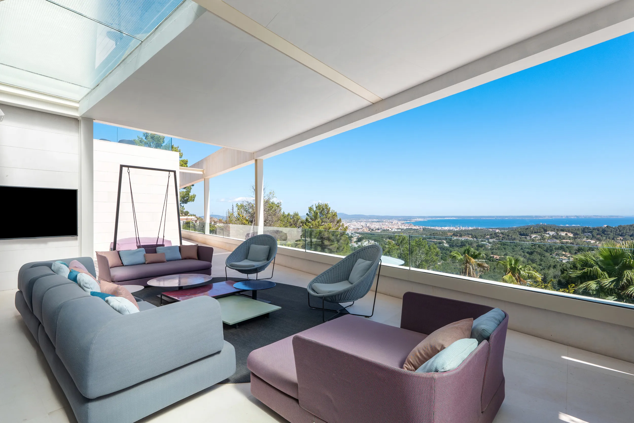 Espectacular vila amb impressionants vistes al mar en Son Vida-4