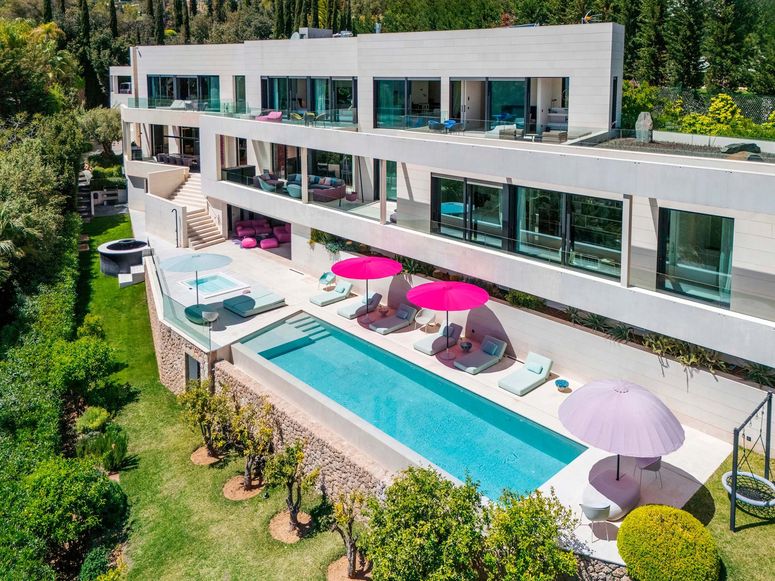 Espectacular vila amb impressionants vistes al mar en Son Vida-1