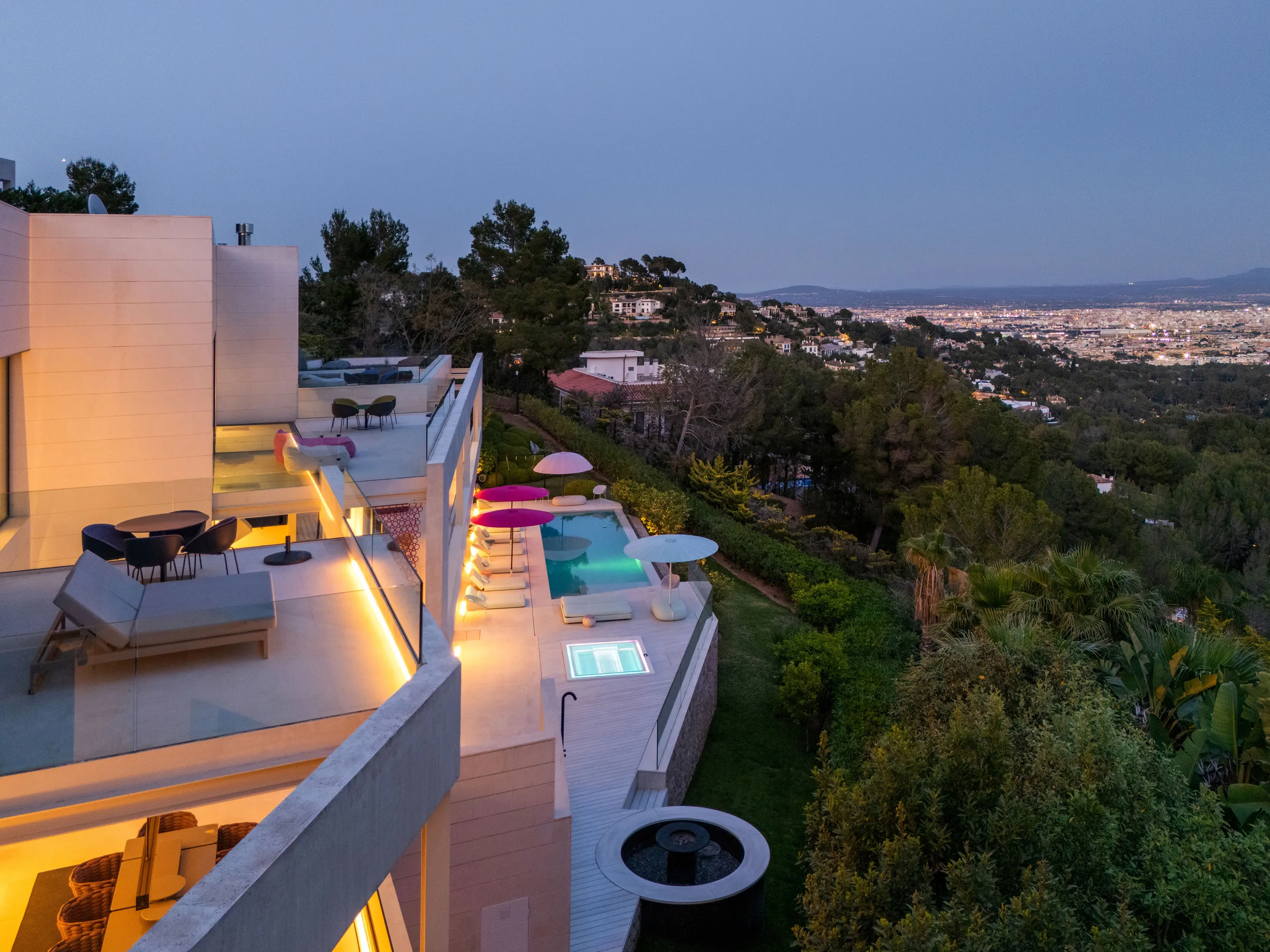 Espectacular vila amb impressionants vistes al mar en Son Vida-26