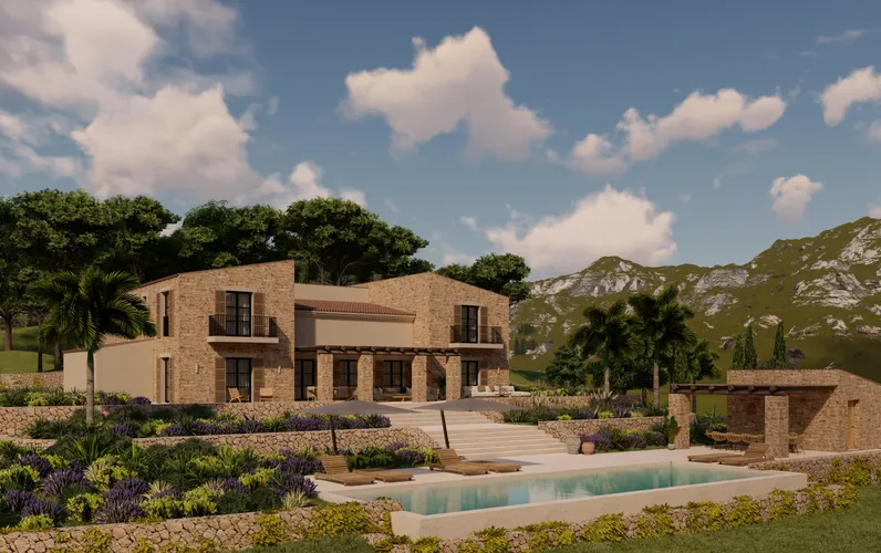 Luxueus landhuis met ruime buitenruimte