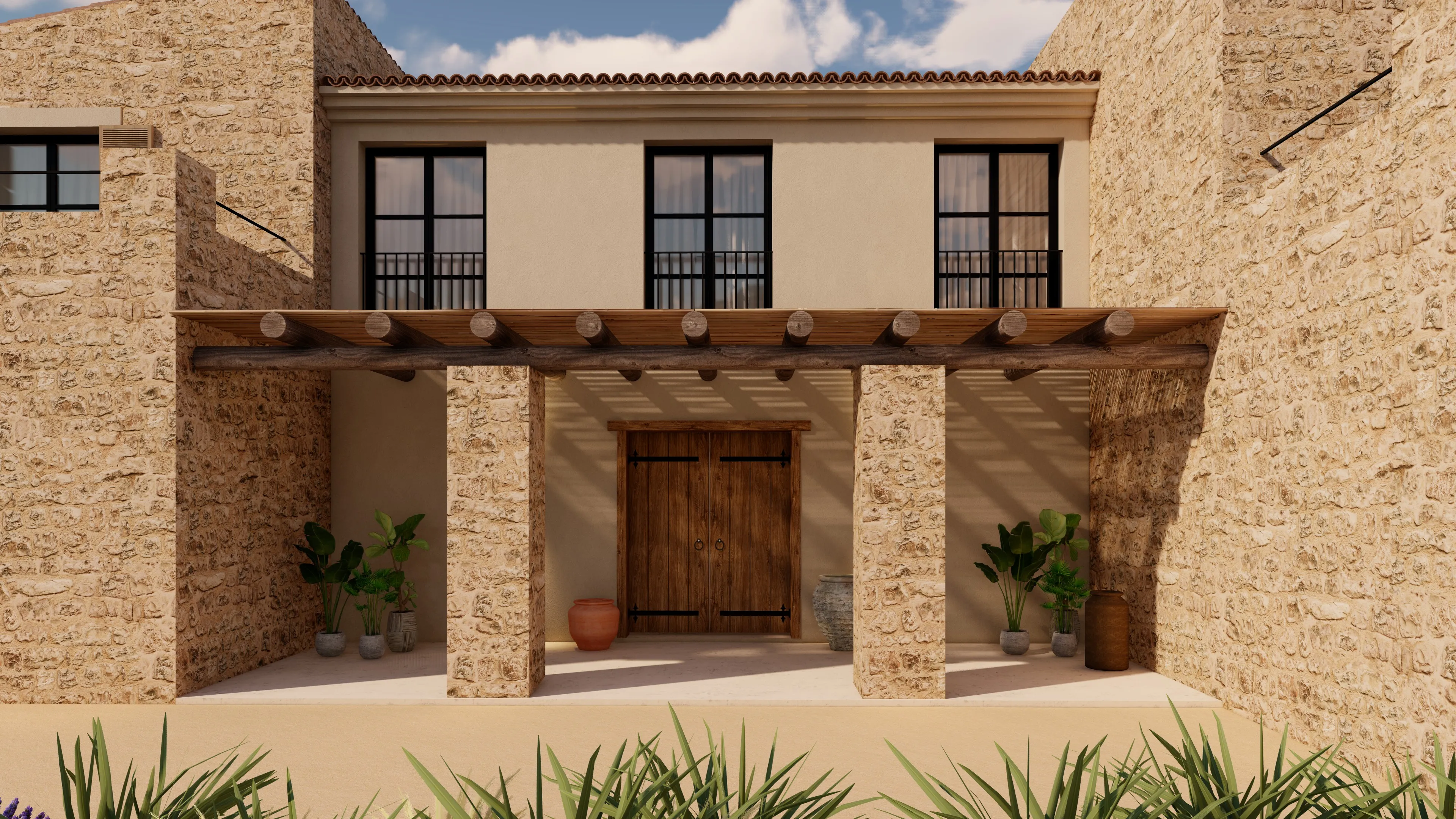 Casa de campo lujosa con amplios espacios al aire libre-5