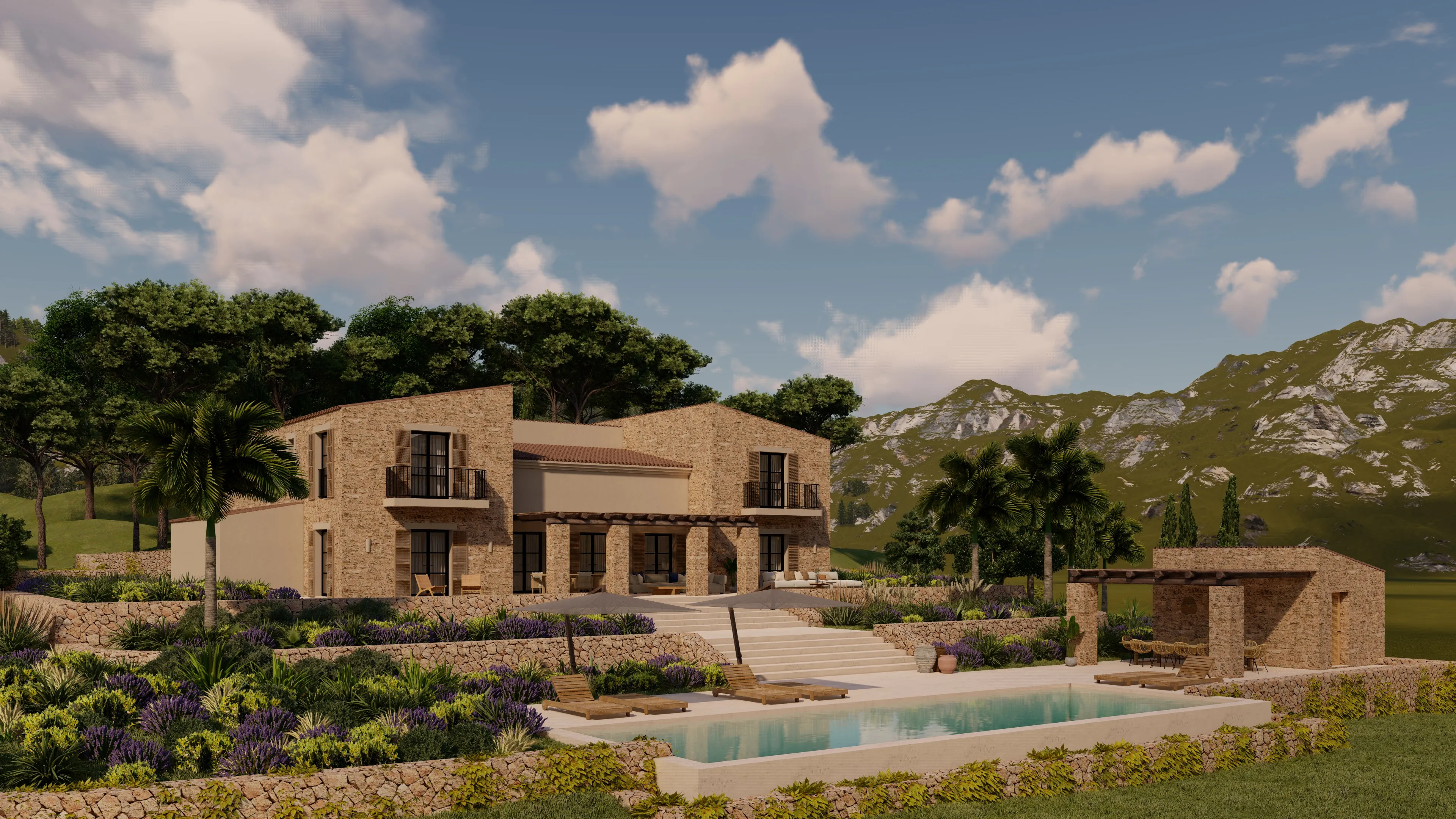 Casa de campo lujosa con amplios espacios al aire libre-1