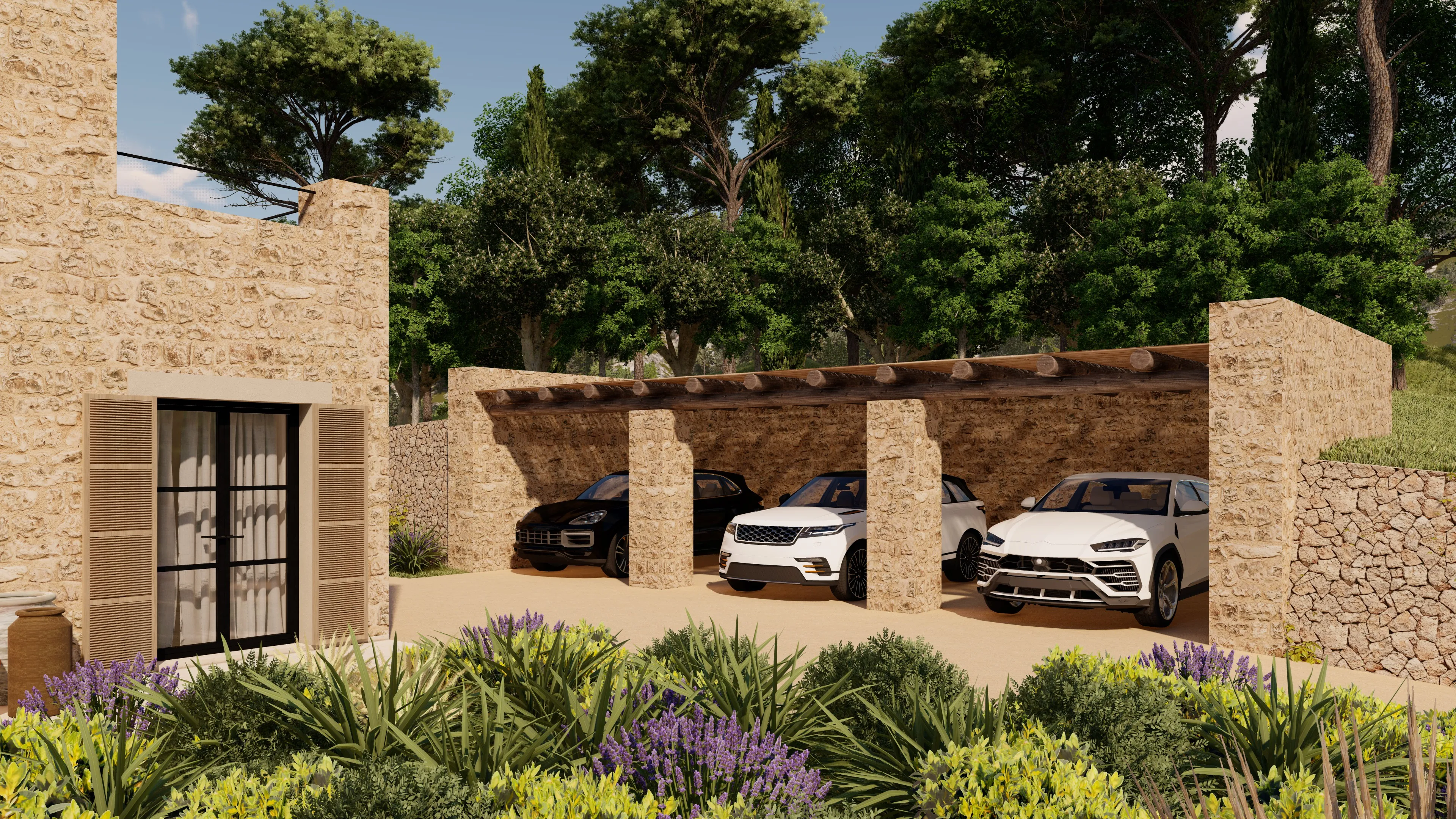 Casa de camp luxosa amb amplis espais a l'aire lliure-4