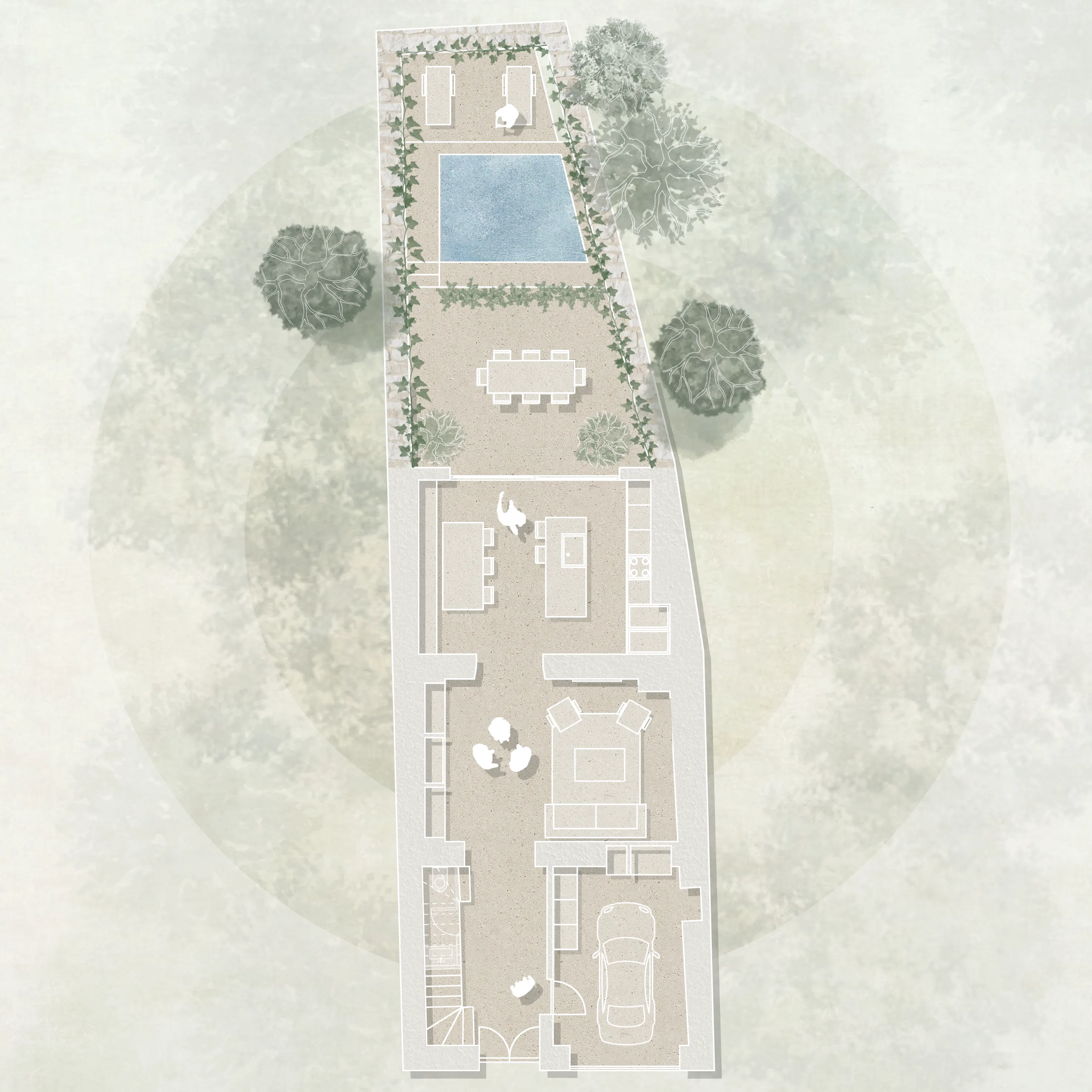 Эксклюзивный таунхаус в самом сердце Аларо-14