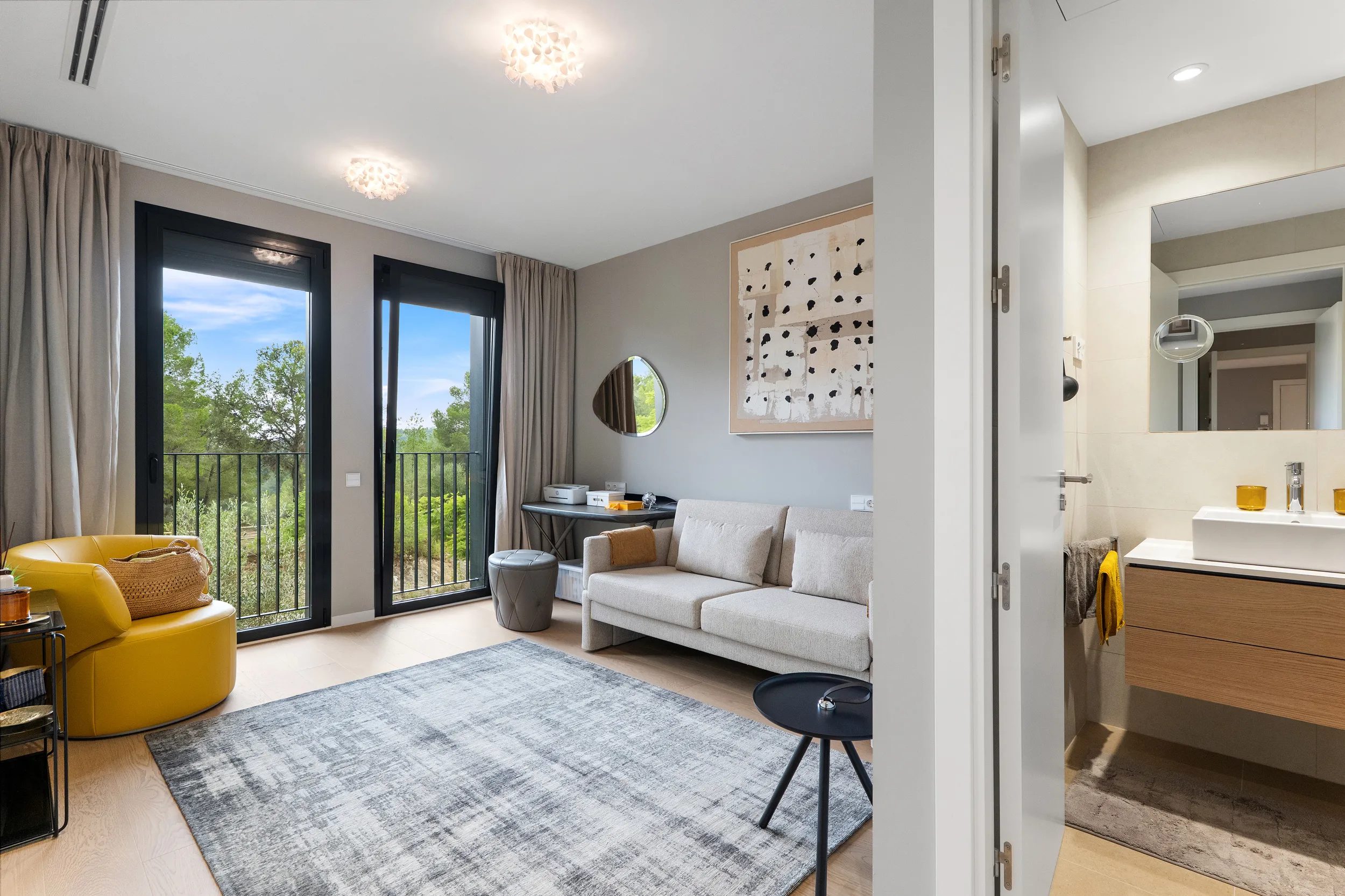 Moderno apartamento junto a Son Vida con vistas al paisaje verde-15