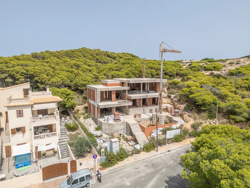 Villa en construcción con vistas al mar-2