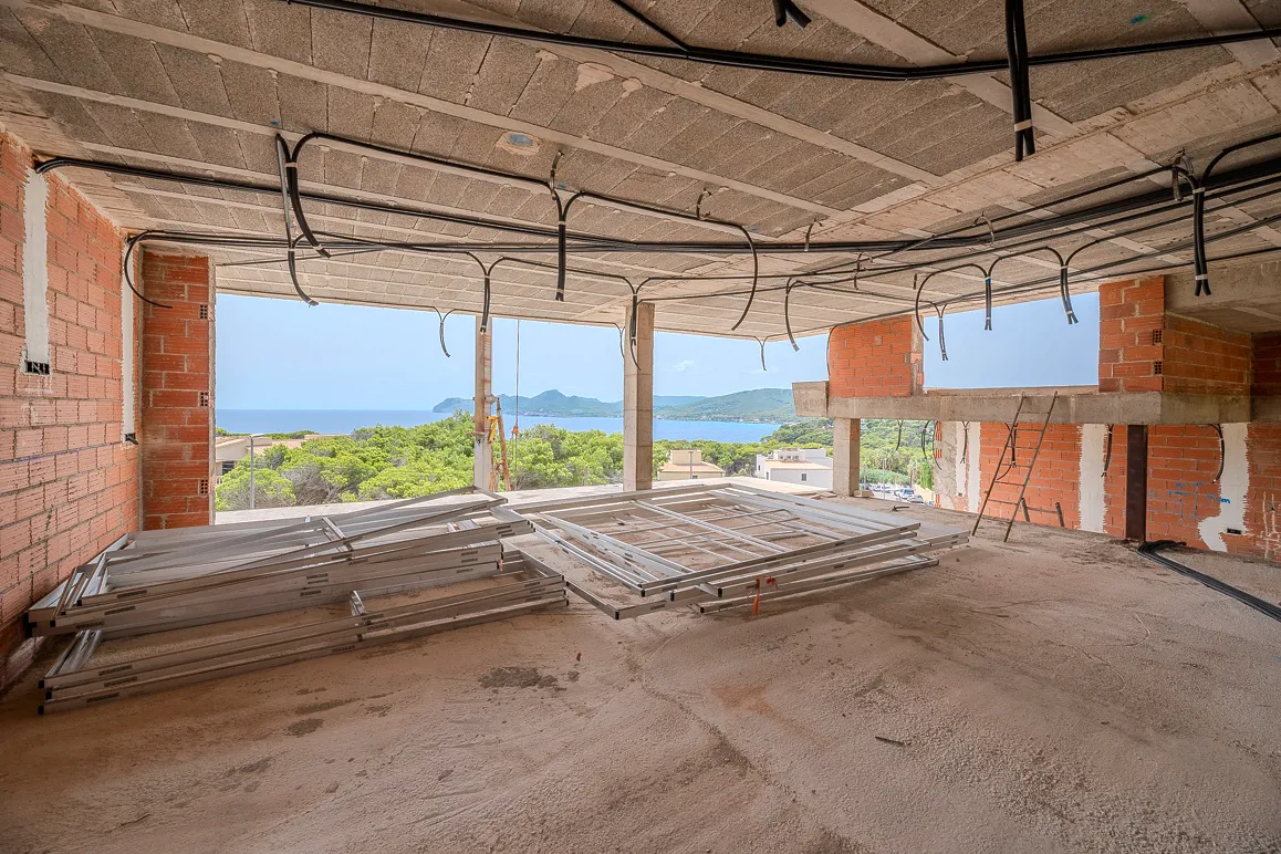 Villa en construcción con vistas al mar-3