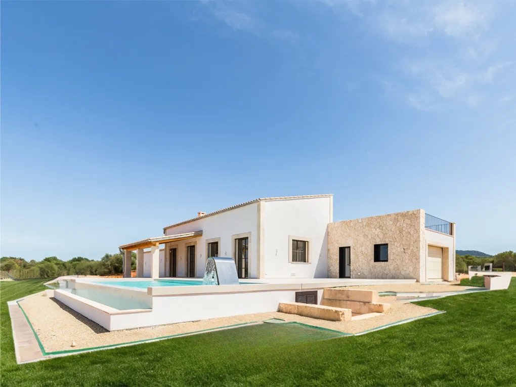 Moderne, nybygget landsted nær Algaida-16