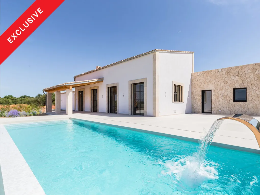 Moderne, nybygget landsted nær Algaida-11