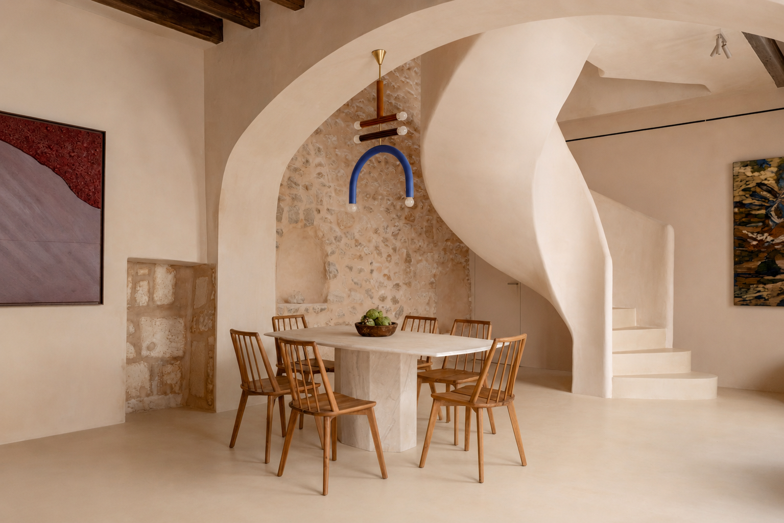 Casa di design a basso impatto tossico nel cuore di Felanitx