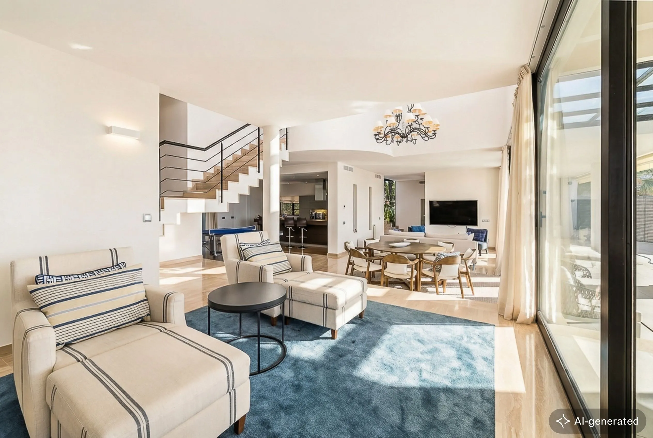 Modern villa med toppläge och fantastisk utsikt över bukten i Bahia Azul-4