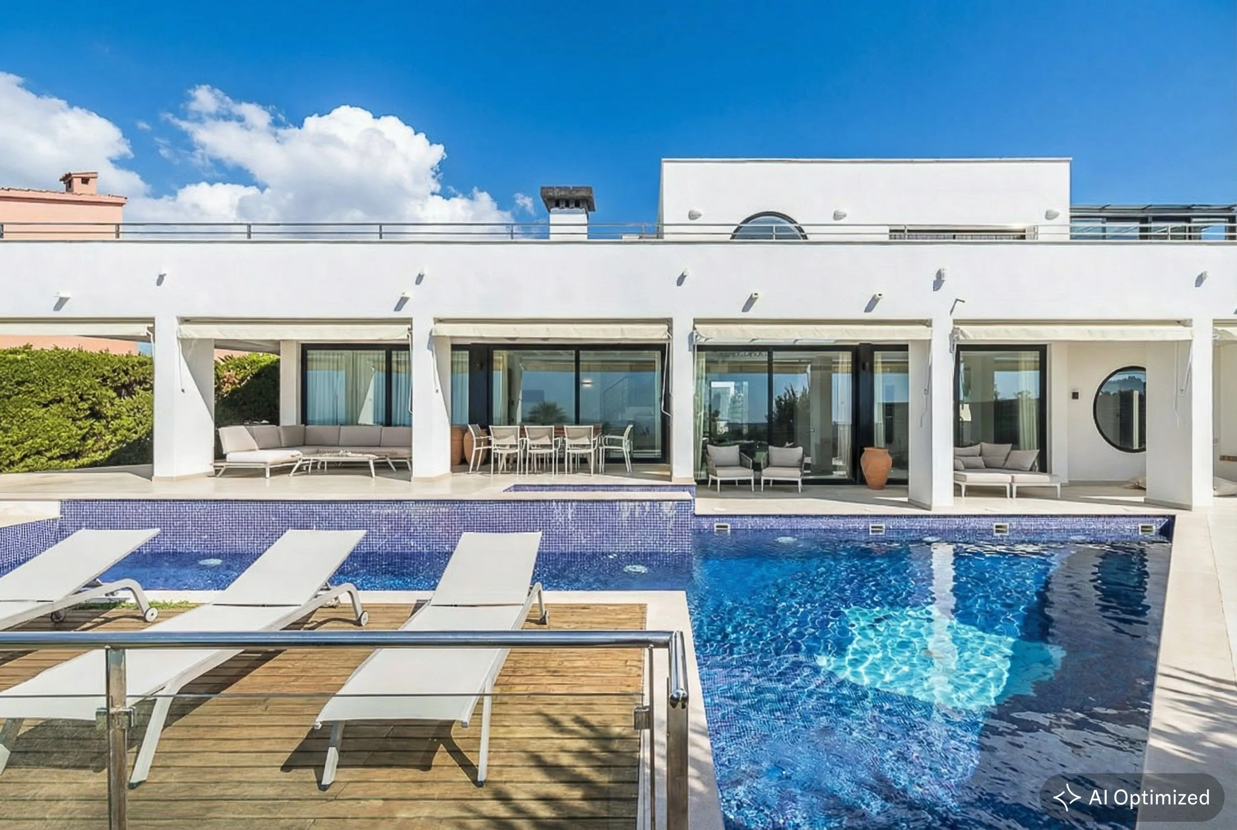 Modern villa top located and superb Bay views-2