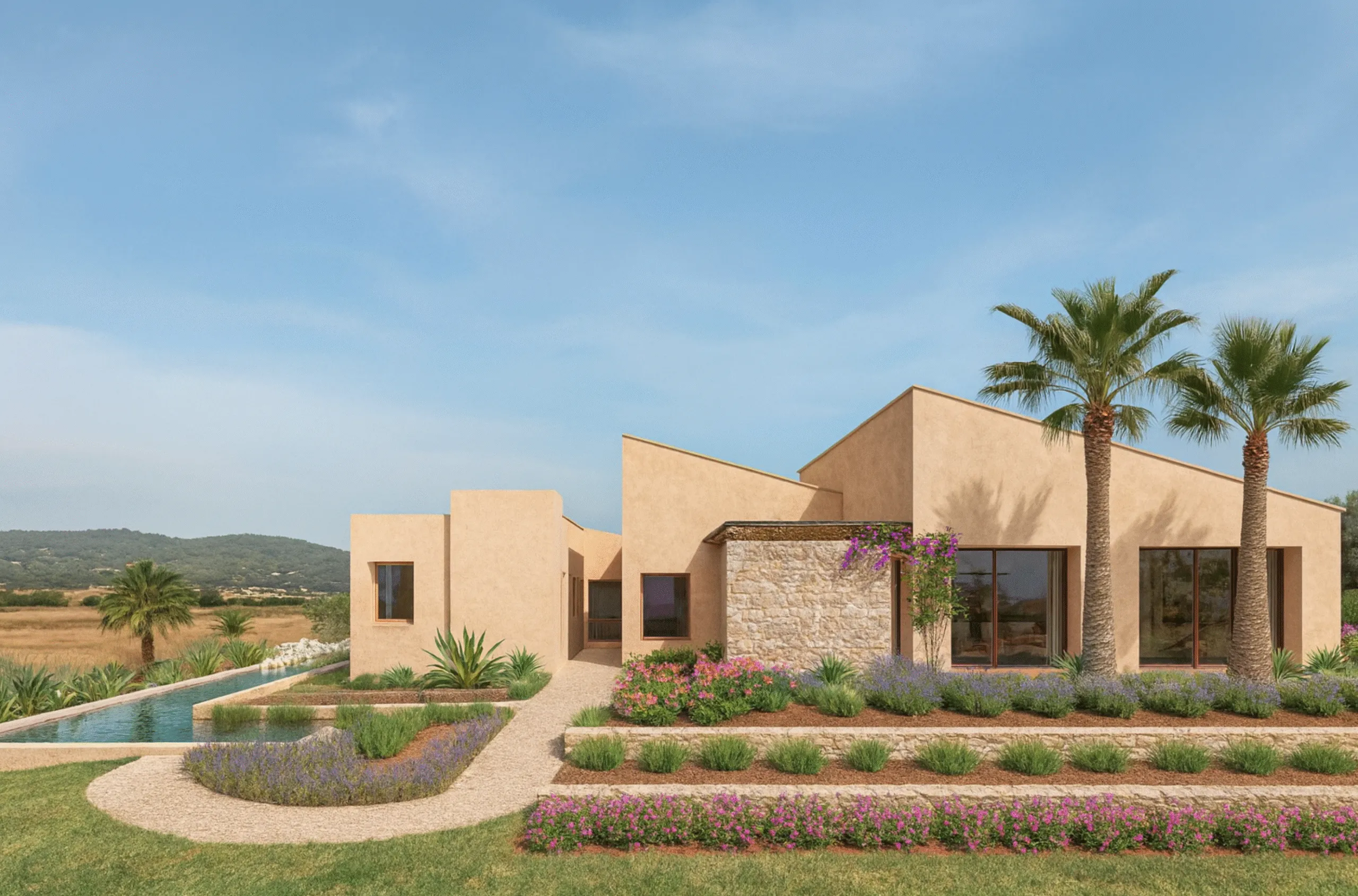 Charmante Neubau Finca mit Panoramablick-9