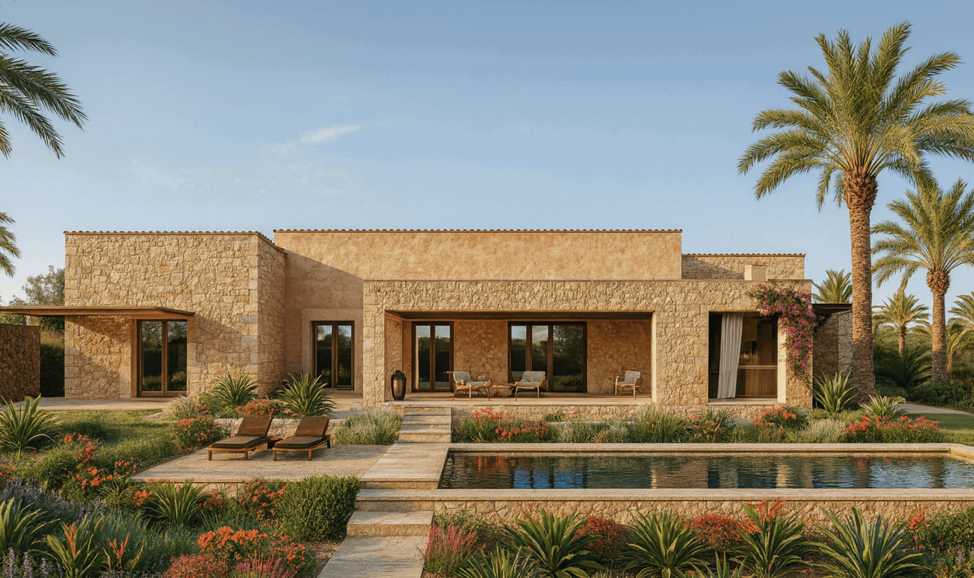 Charming new build house with panoramic views