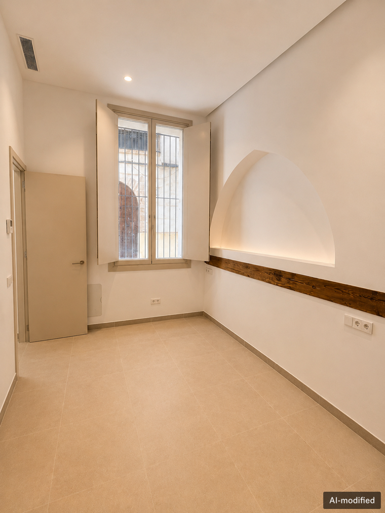 Stylish first-occupancy ground-floor apartment in an exclusive residence with pool in Calatrava-4
