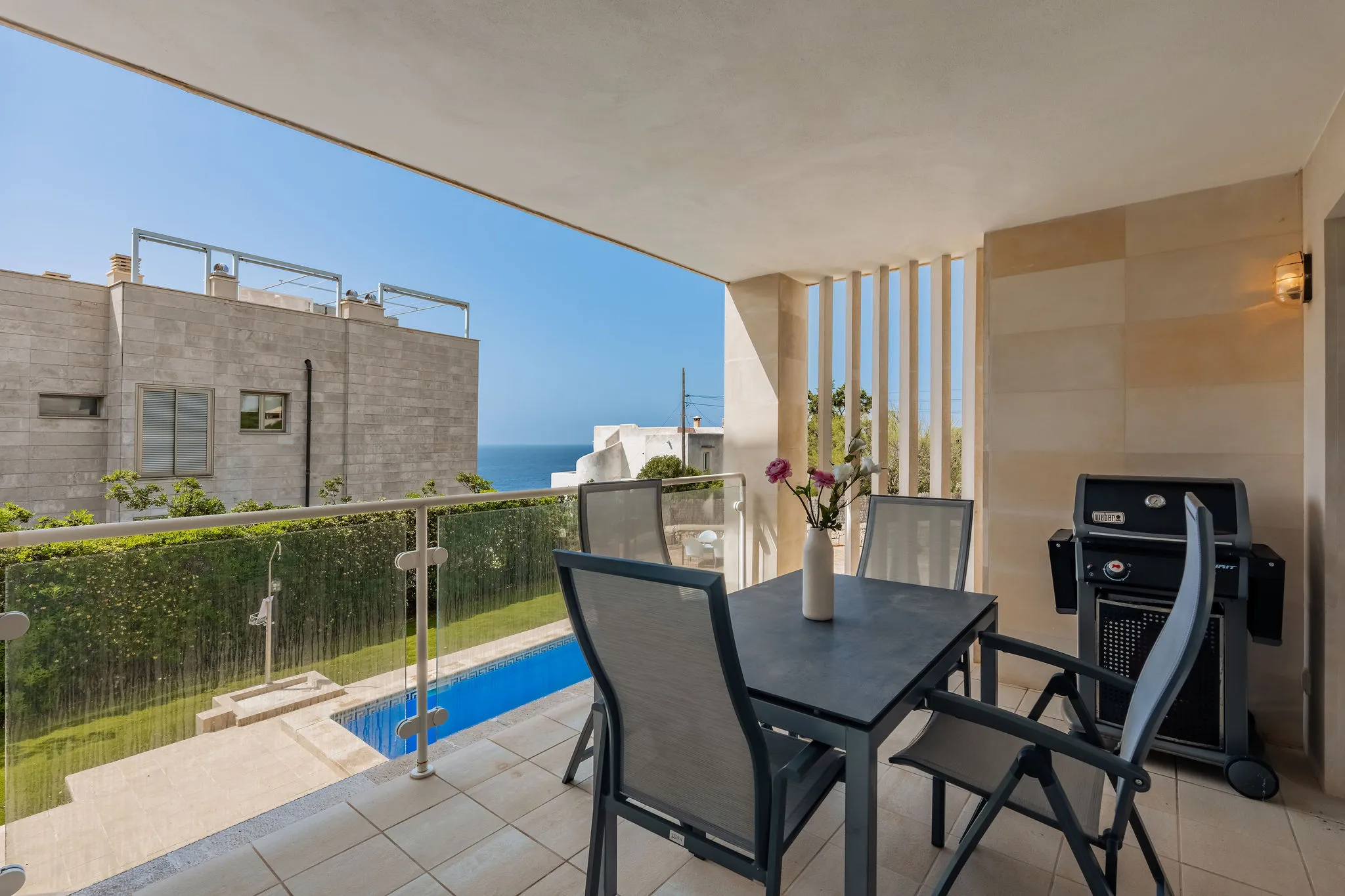 Charmant appartement met gedeeltelijk uitzicht op zee in Cala Figuera-13