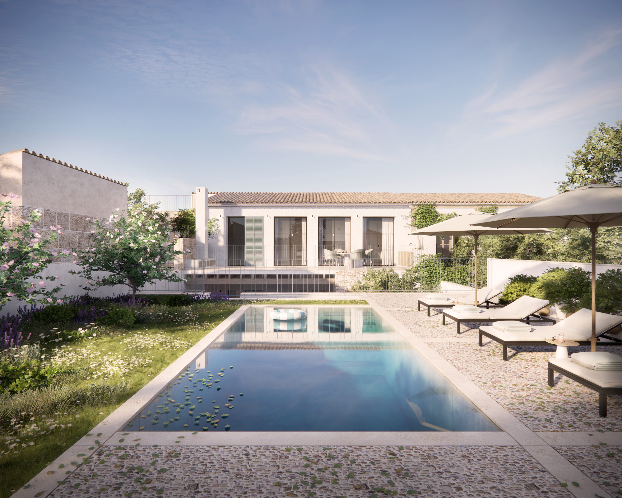 Casa de poble amb piscina a Sineu