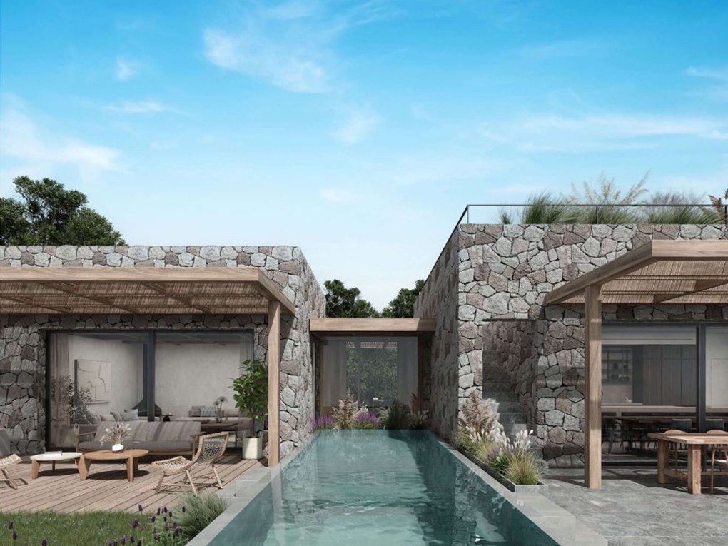 Desvelando la elegancia: Una obra maestra mediterránea en construcción
