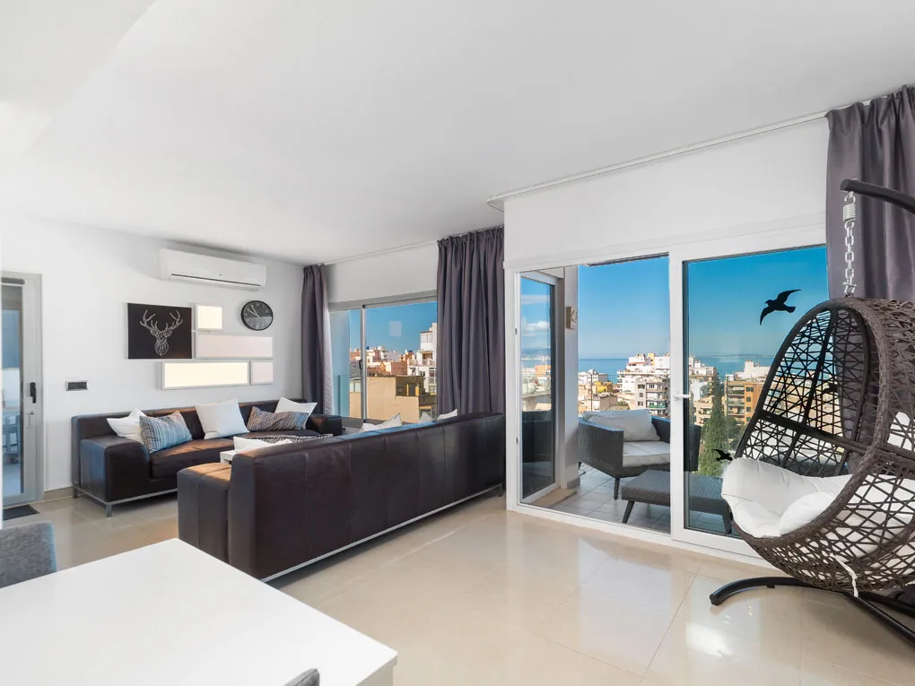 Appartamento ristrutturato con vista mare a El Arenal-4