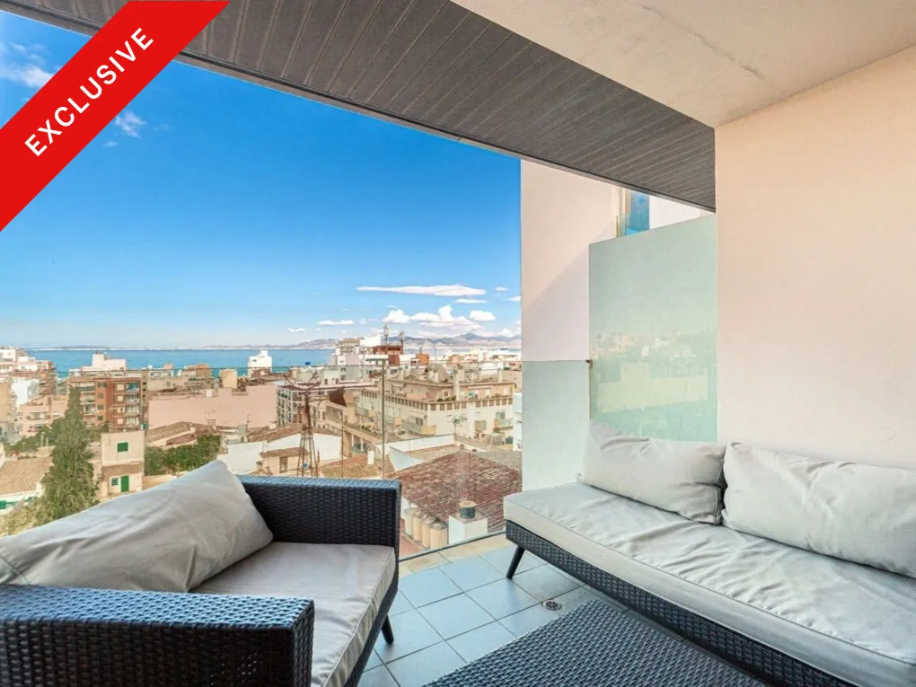 Appartement rénové avec vue sur la mer à El Arenal-1