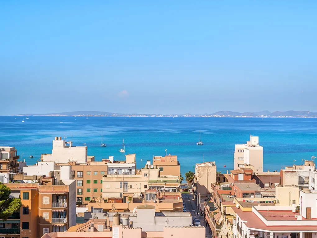 Appartement rénové avec vue sur la mer à El Arenal-1