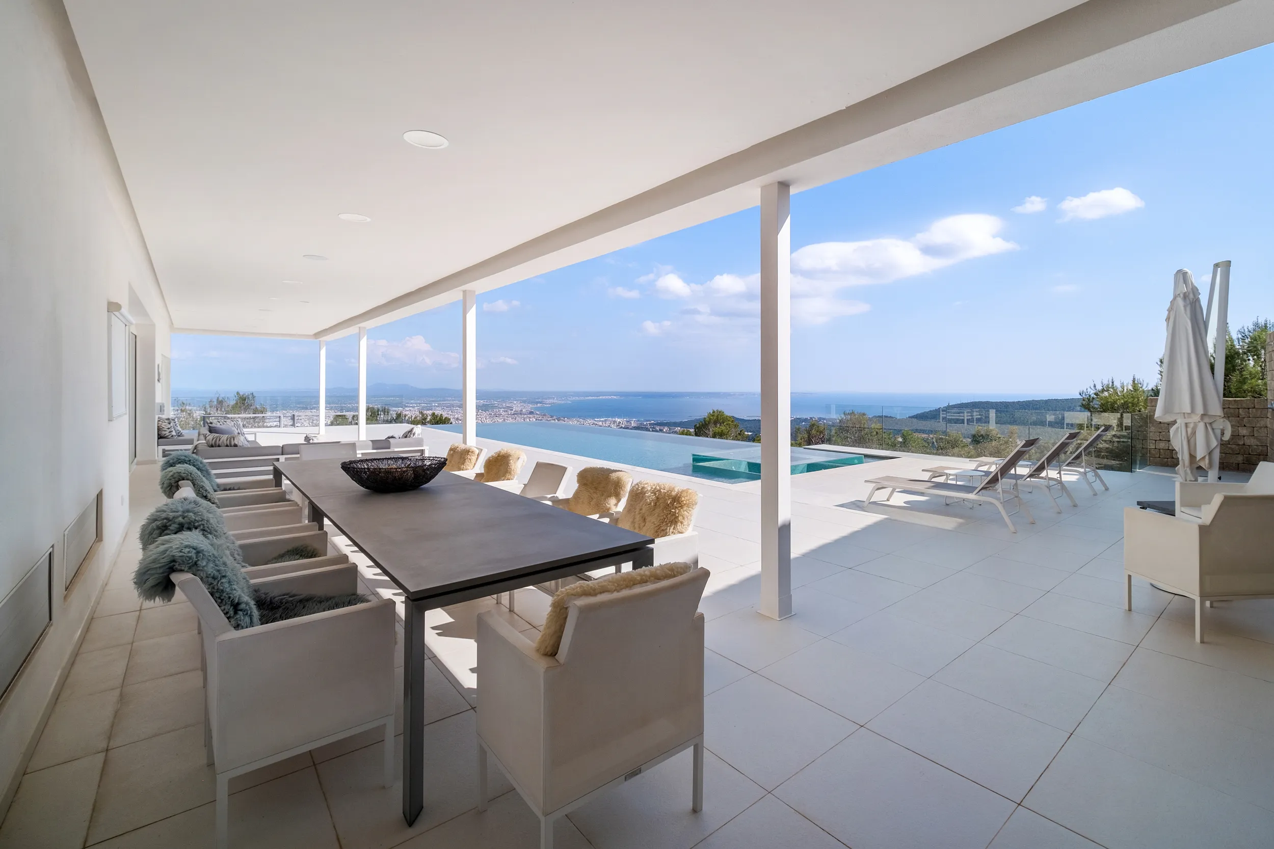 Excepcional villa con vistas al mar en Son Vida-5