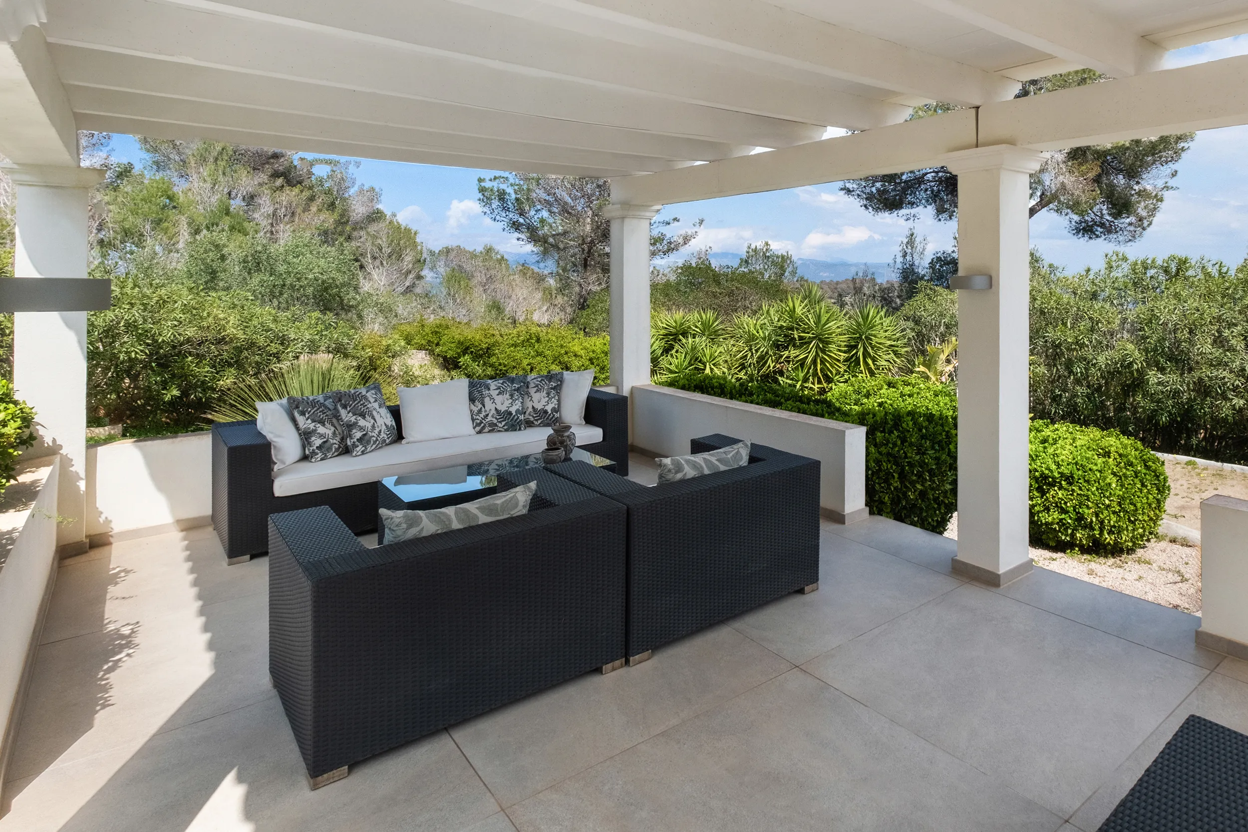 Excepcional villa con vistas al mar en Son Vida-17