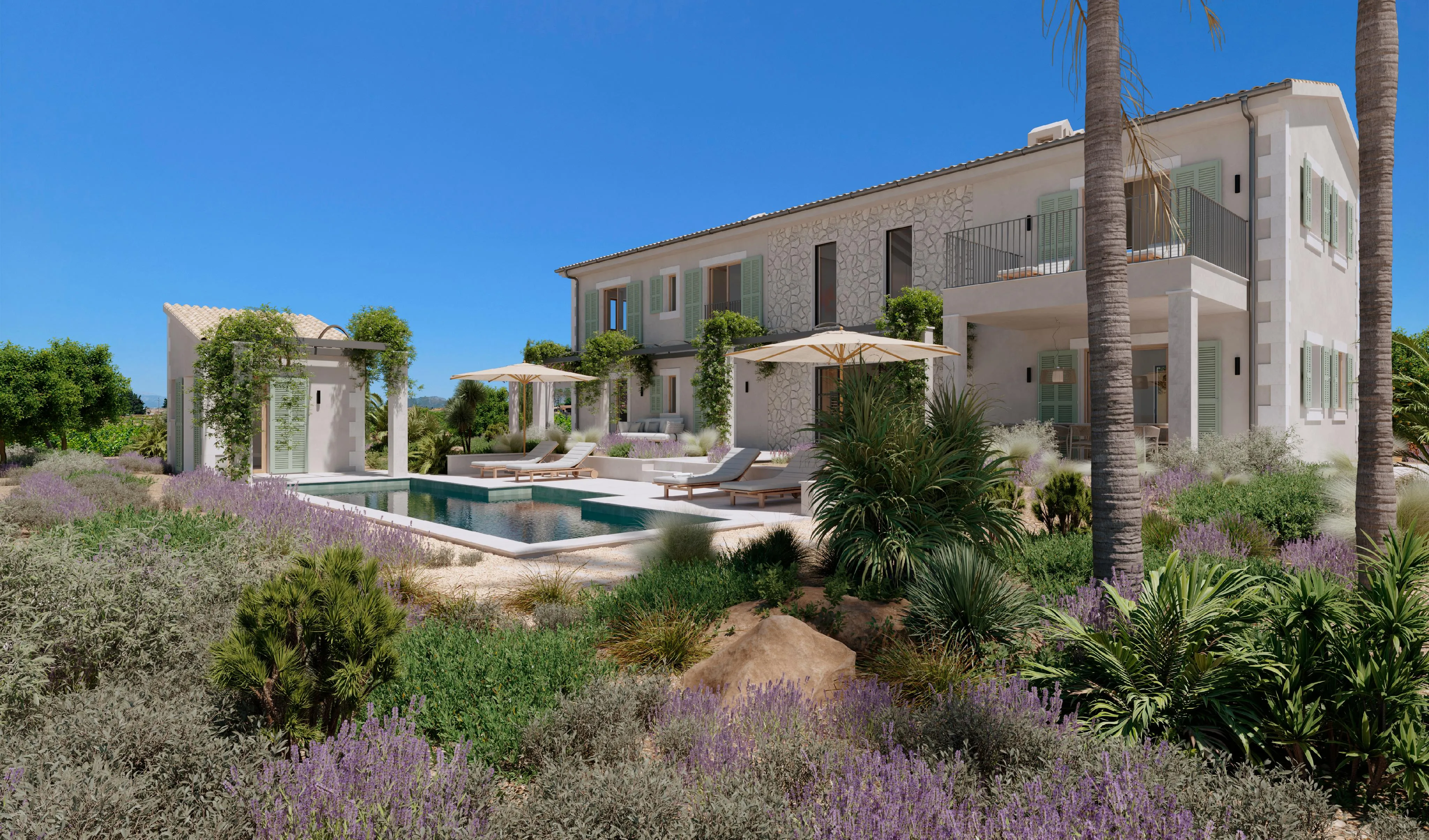 Authentic luxurious finca between vineyards and mountains close to Binissalem-1