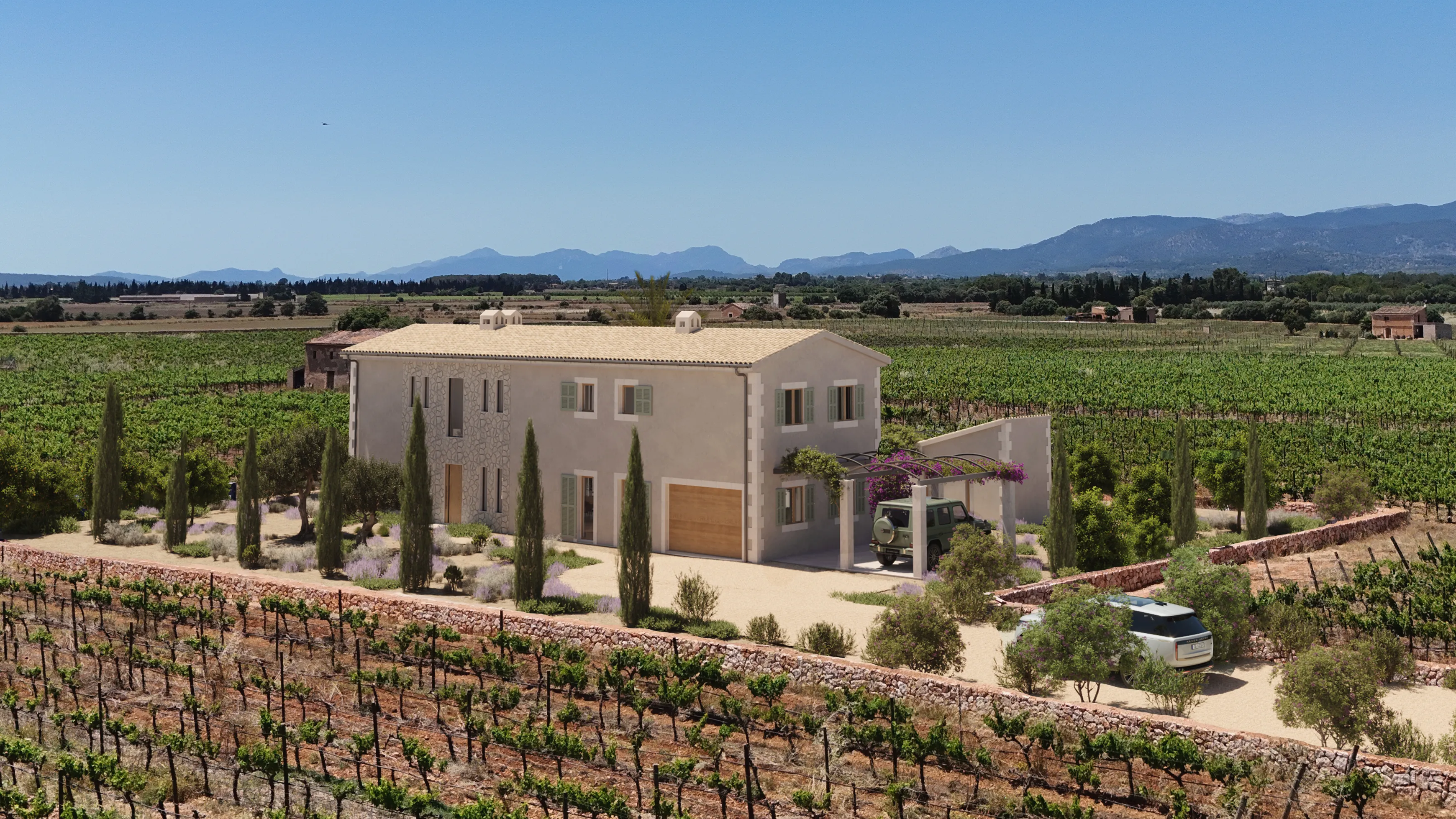 Authentic luxurious finca between vineyards and mountains close to Binissalem-8