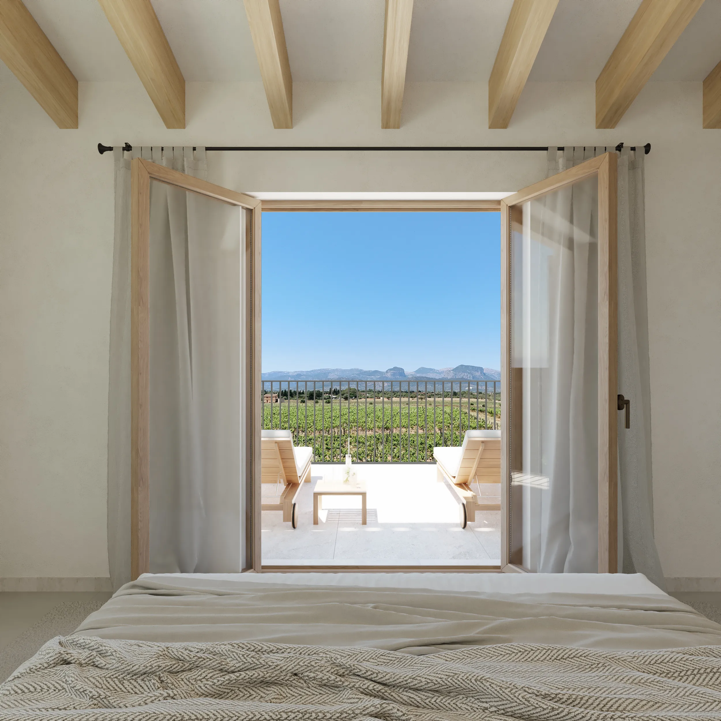 Authentic luxurious finca between vineyards and mountains close to Binissalem-5